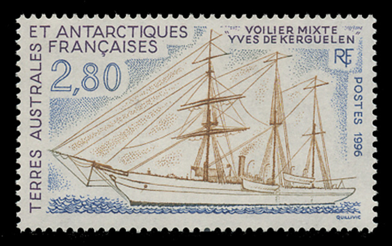 FSAT Scott # 214, 1996 Expedition Ship - Yves de Kerguelen