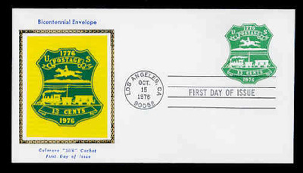 U.S. Scott #U582 13c Bicentennial Envelope First Day Cover.  Colorano cachet.