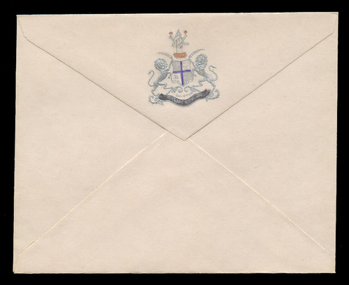 INDIA, Stationery, The Princely State of Dalippur - Silver/Multicolored On White