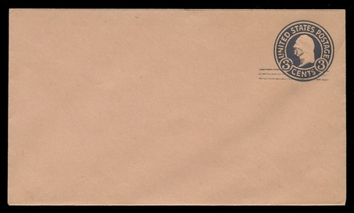 USA Scott # U 450/08, UPSS 2791/20, 1920-1 2c (Type 2 Sch) on 3c (U436a) Washington, dark violet on oriental buff, Die 1 - Mint (See Warranty)