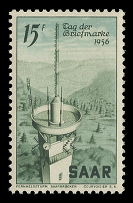 SAAR Scott # 261, 1956 Stamp Day