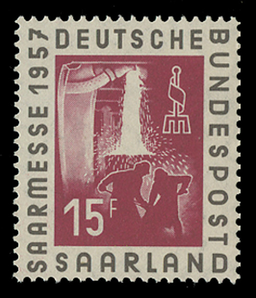SAAR Scott # 284, 1957 International Fair at Saarbrucken