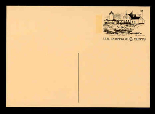 U.S. Scott # UX  63, 1972 6c Tourism - Gloucester, Massachusetts - Mint Postal Card