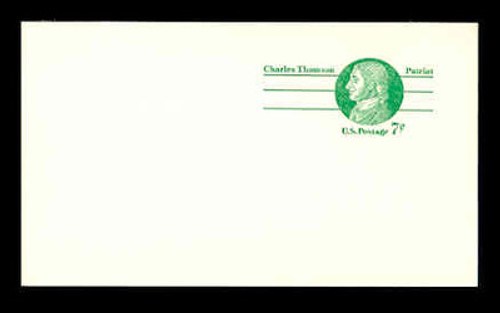 U.S. Scott # UX  68, 1975 7c Charles Thomson - Patriot Series - Mint Postal Card