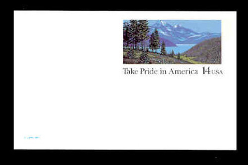 U.S. Scott # UX 118, 1987 14c Take Pride in America - Mint Postal Card