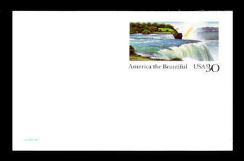 U.S. Scott # UX 158, 1991 19c America the Beautiful - Niagara Falls - Mint Postal Card