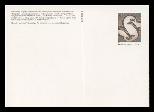 U.S. Scott # UX 411-20, 2004 23c Art of the American Indian - Mint Picture Postal Card Set of 5