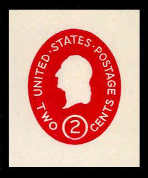 USA Scott # U 533, 1950 2c Washington, Die 3 - Mint Cut Square