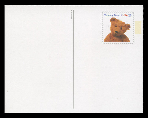 U.S. Scott # UX 382-5, 2002 23c Teddy Bears - Mint Picture Postal Card Set of 4