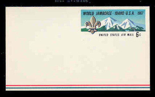U.S. Scott # UXC  7 1967 6c World Buy Scout Jamboree - Mint Postal Card