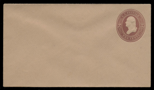 USA Scott # U 281/06, UPSS #824/06 1884-86 2c Washington (One Line), Die 1 brown on fawn - Mint (See "Other Details")