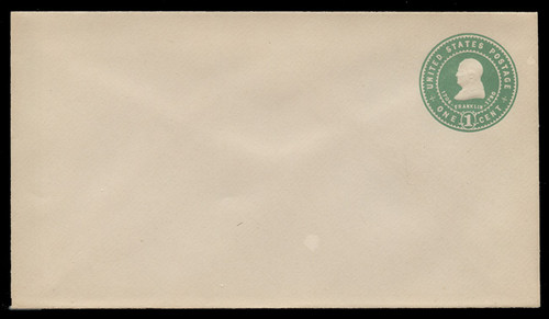 USA Scott # U 379/10, UPSS #1377a/14 1903 1c Franklin, blue green on white - Mint (See "Other Details")