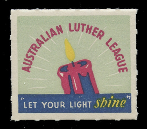 AUSTRALIA - 1950s - Luther League Poster Stamp