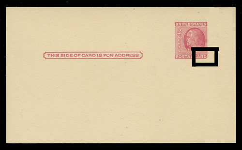 U.S. POSTAL STATIONERY - ERRORS, FREAKS, ODDITIES - EFO POSTAL