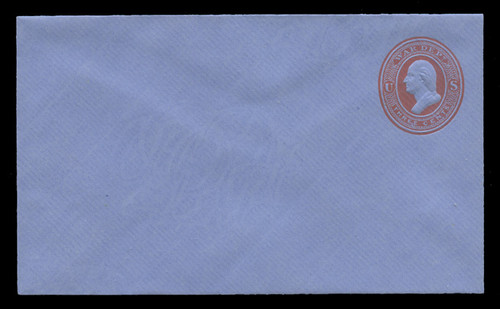 USA Scott # UO 054/07, UPSS # WD93/2, 1875 3c Washington, red on blue - Mint (See Warranty)