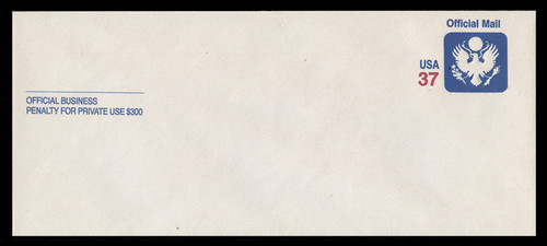 USA Scott # UO 091a/23, UPSS # OM47/Recycle Logo E, 2003 37c Official Mail Eagle - Mint (See Warranty)