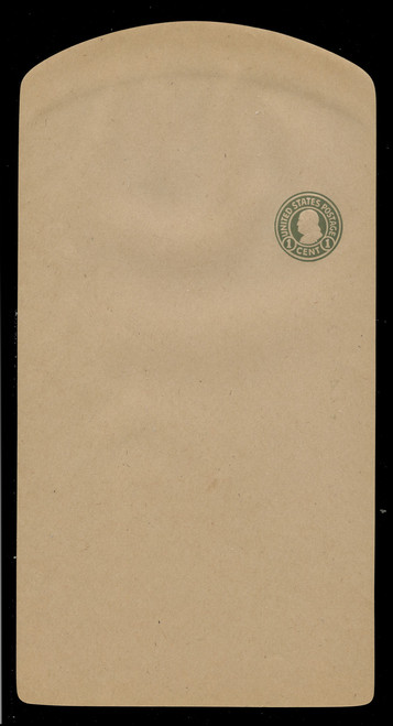 USA Scott # W 425, UPSS #2135/0, 1916 1c Franklin, green on manila - Die 1 - Mint (See "Other Details")