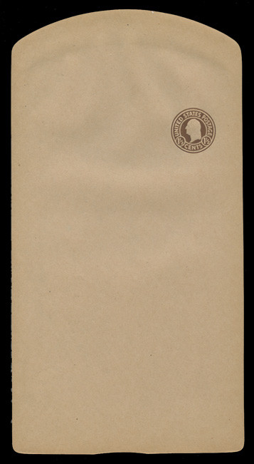 USA Scott # W 485, UPSS #2204/0, 1916 1.5c Washington, brown on manila - Die 1 - Mint (See "Other Details")