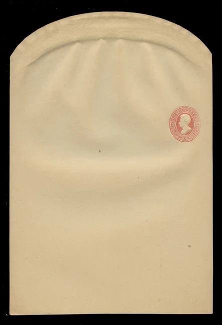 USA Scott # W 155, UPSS #355/5, 1874 2c Jackson, vermilion on manila - Mint (See "Other Details")