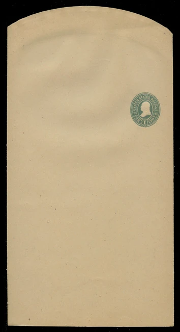 USA Scott # W 357, UPSS #1218/12, 1899 1c Franklin, green on manila - Mint (See "Other Details")