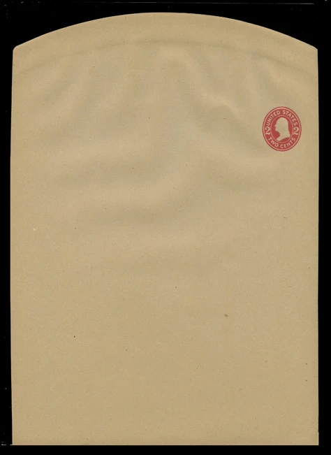 USA Scott # W 415, UPSS #1955/21, 1907-16 2c Washington, carmine on manila - Mint (See "Other Details")