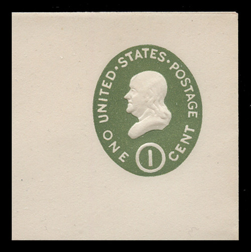 U.S. Scott # U 532, 1950 1c Franklin, Die 1 - Mint Full Corner