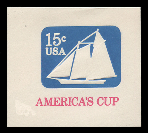U.S. Scott # U 598 1980 15c America's Cup - Mint Full Corner