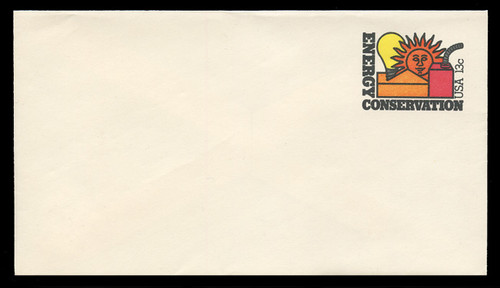 U.S. Scott # U 584 1977 13c Energy Conservation - Mint Envelope, UPSS Size 12