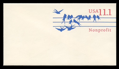 U.S. Scott # U 620 1991 11.1c Non-Profit Organization - Mint Envelope, UPSS Size 12