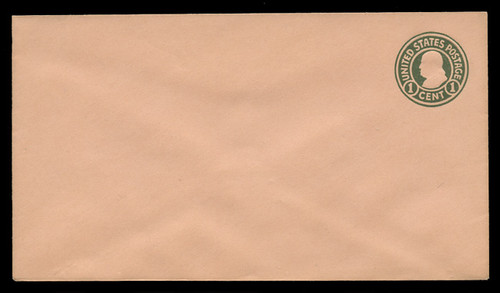 U.S. Scott # U 422, 1915-32 1c Franklin, green on buff, Die 1 - Mint Envelope, UPSS Size 13