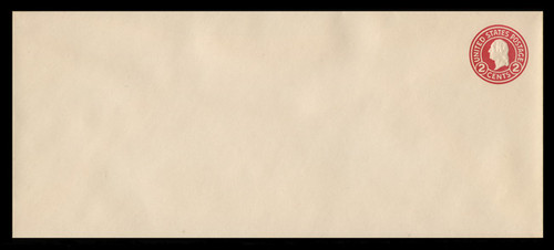 U.S. Scott # U 429, 1915-32 2c Washington, carmine on white, Die 1 - Mint Envelope, UPSS Size 23