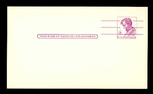 U.S. FLUORESCENT POSTAL CARDS, MINT
