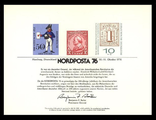 Brookman PS24/Scott SC53 1976 Nordposta '76 Souvenir Card
