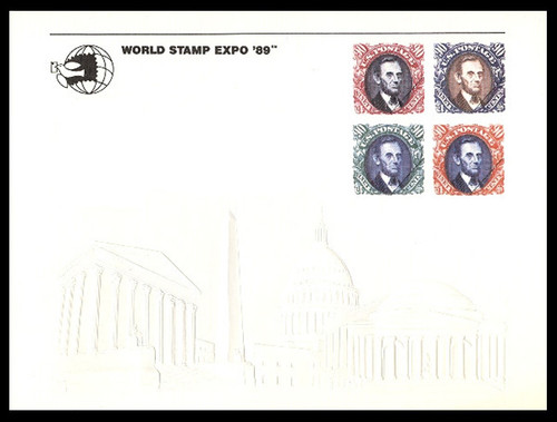 Brookman PS69/Scott SC127 1989 World Stamp Expo '89 Souvenir Card