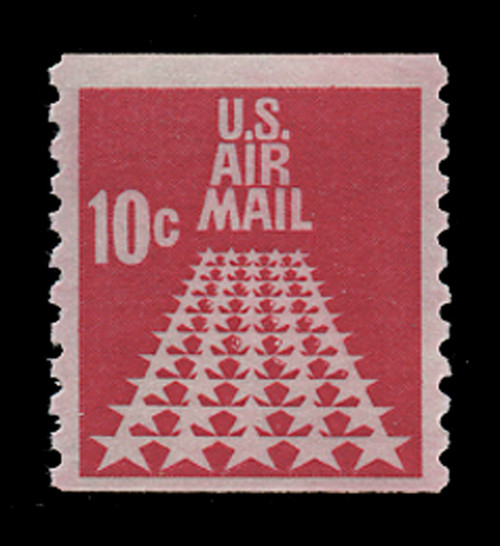 U.S. Scott # C  73, 1968 10c 50-Star Runway Coil
