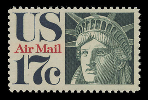 U.S. Scott # C  80, 1971 17c Statue of Liberty