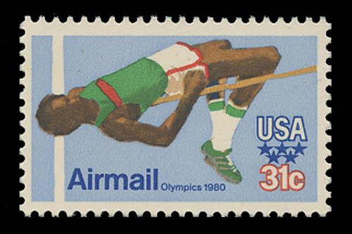 U.S. Scott # C  97, 1979 31c Summer Olympics, 1980 - High Jump