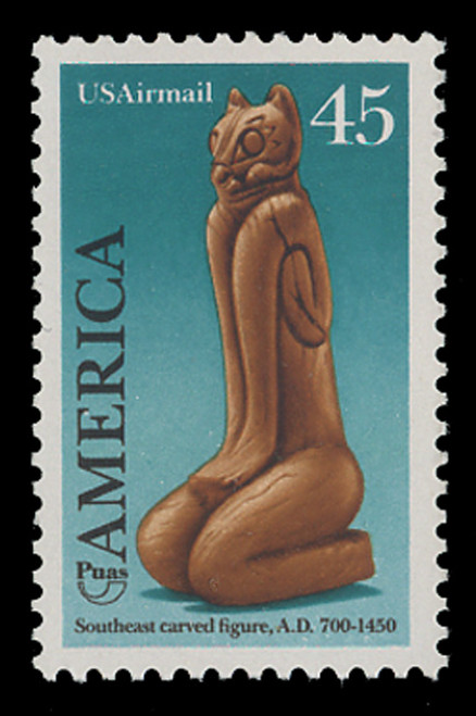 U.S. Scott # C 121, 1989 45c Pre-Columbian America