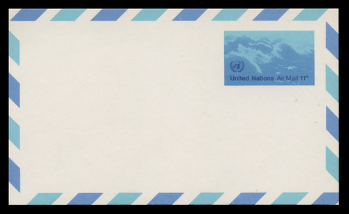 U.N.N.Y. Scott # UXC 10, 1975 11c Clouds - Mint Postal Card