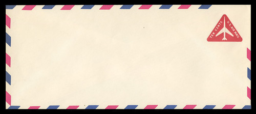 U.S. Scott # UC 40/23, UPSS #AM100/48A 1968 10c Red Jet in Triangle, Border Type f/6  - Mint (See Warranty)