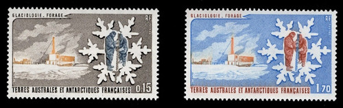 FSAT Scott # 105-6, 1984 Glaciology (Set of 2)