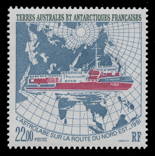 FSAT Scott # 193, 1993Ship - L'Astrolabe on Northeast Route