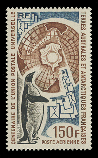 FSAT Scott # C  36, 1974 Centenary of the Universal Postal Union