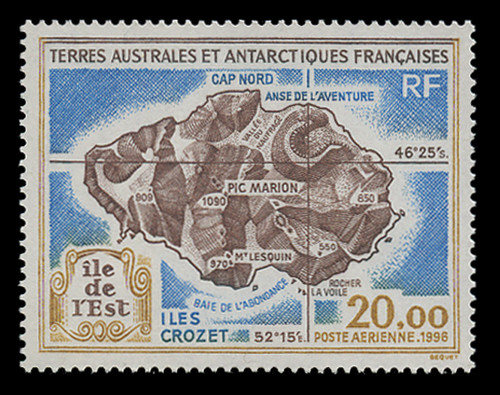 FSAT Scott # C 136, 1996 Map of East Island