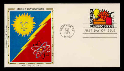 U.S. Scott #U585 13c Energy Development Envelope First Day Cover.  Colorano cachet.