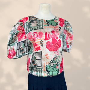 Folk Dance Kimona Blouse