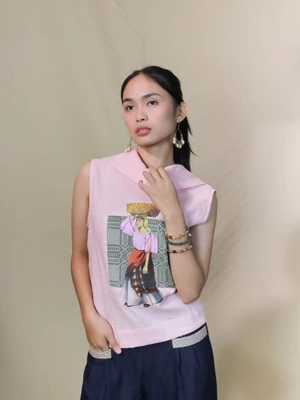 Gabriella Pink Sleeveless