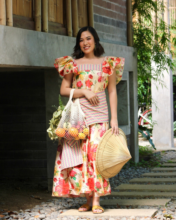 Flora Flutter Maxi Dress