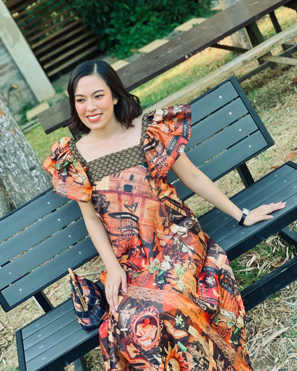 Manila Flutter Maxi Dress