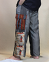 Manigo Cargo Pants with Silk